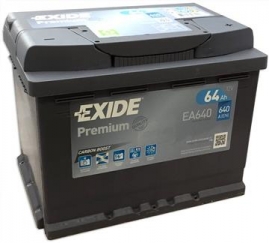 Exide Premium 12V 64Ah 640A EA640