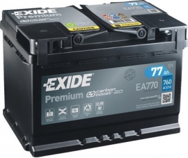 Exide Premium 12V 77Ah 760A EA770
