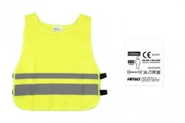 Výstražná vesta detská žltá SVK