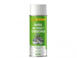Cyklon strieborná farba na disky 400 ml