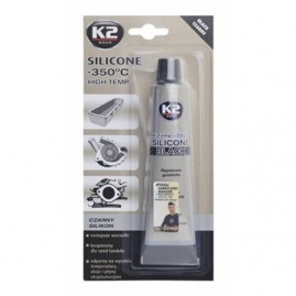 K2 Silikón čierny 85 g 